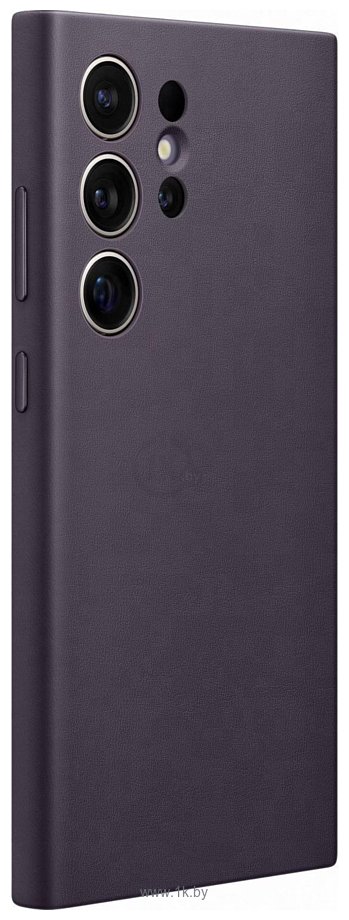 Фотографии Samsung Vegan Leather Case S24 Ultra (темно-фиолетовый)