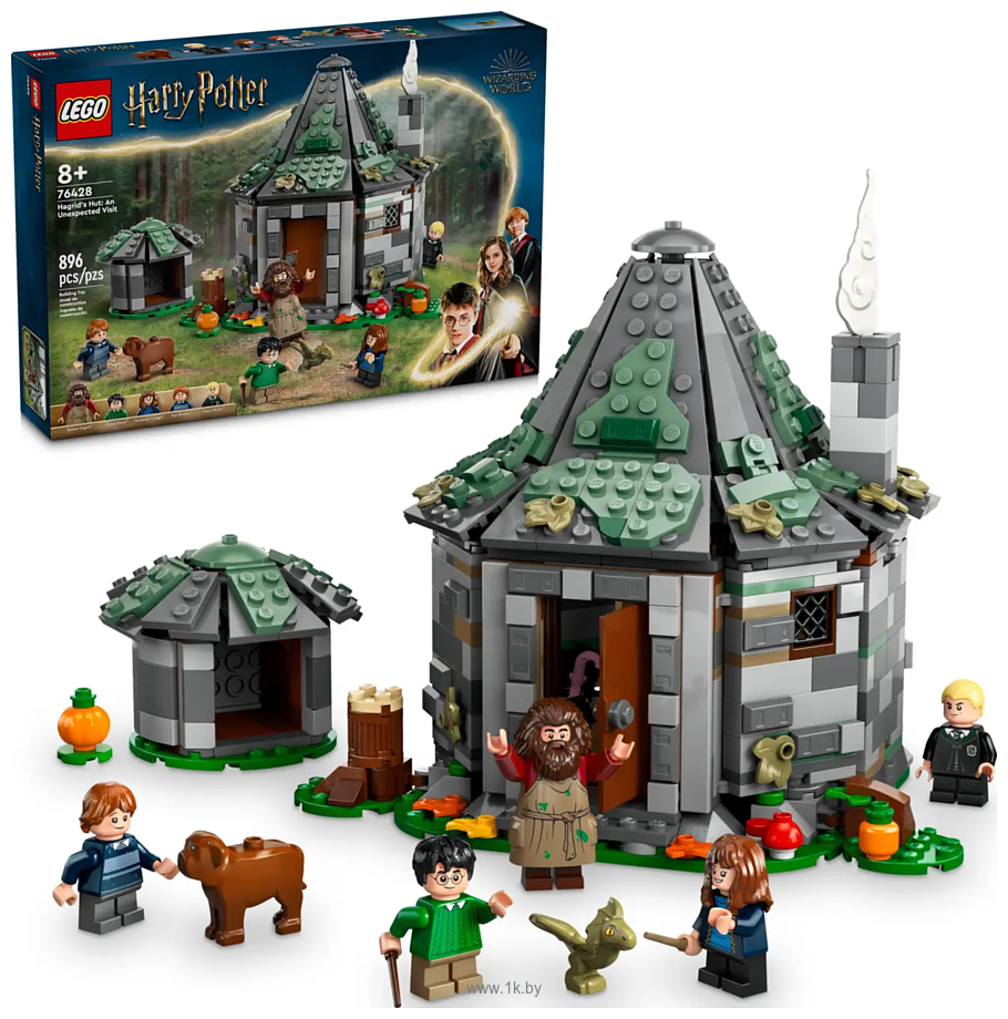 Фотографии LEGO Harry Potter Хижина Хагрида неожиданный визит 76428