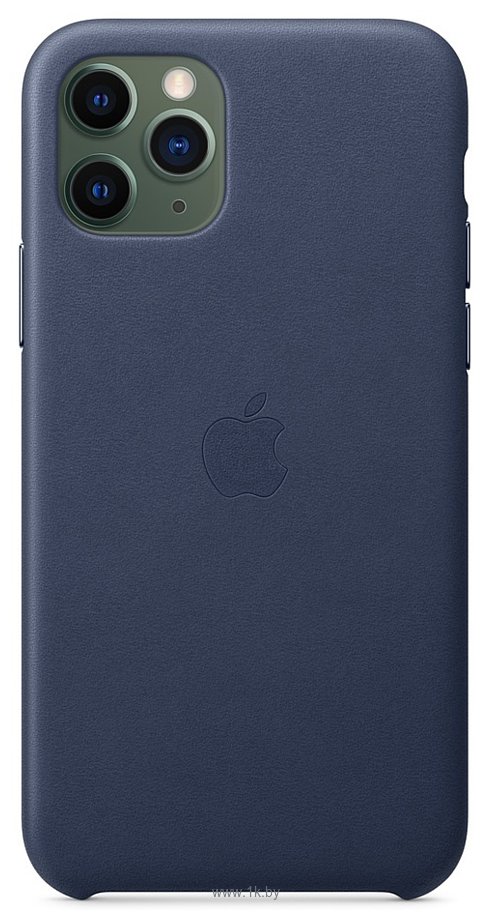 Фотографии Apple Leather Case для iPhone 11 Pro Max (темно-синий)