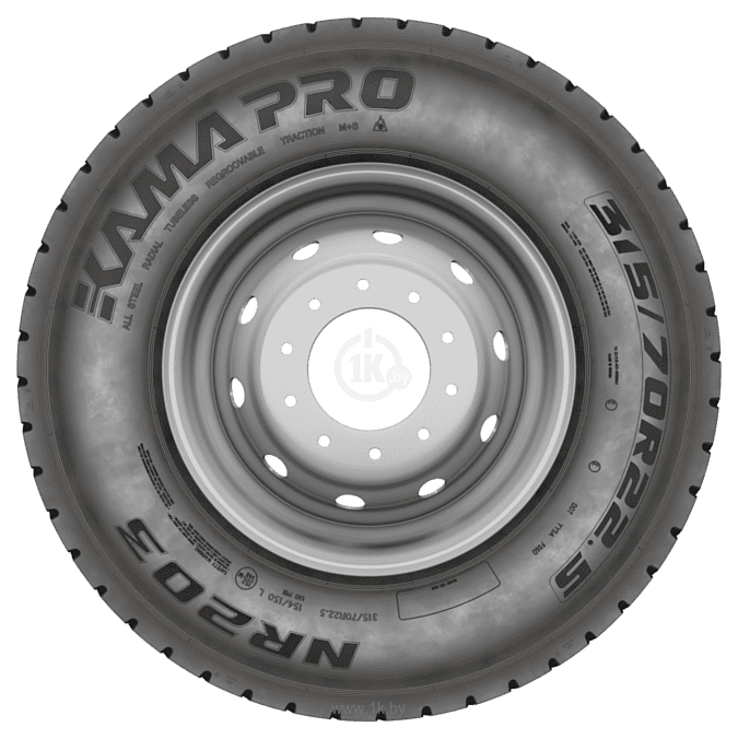 Фотографии Нижнекамскшина Кама PRO NR203 295/80 R22.5 152/148М