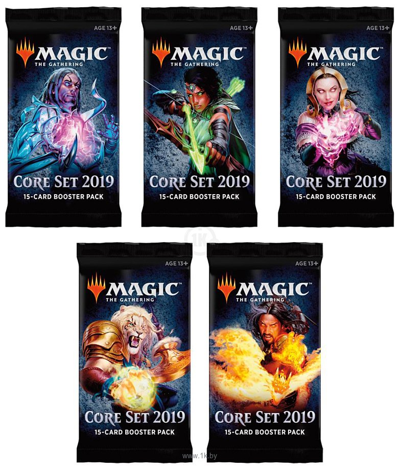 Фотографии Wizards Of The Coast MTG Core Set 2019 - бустер