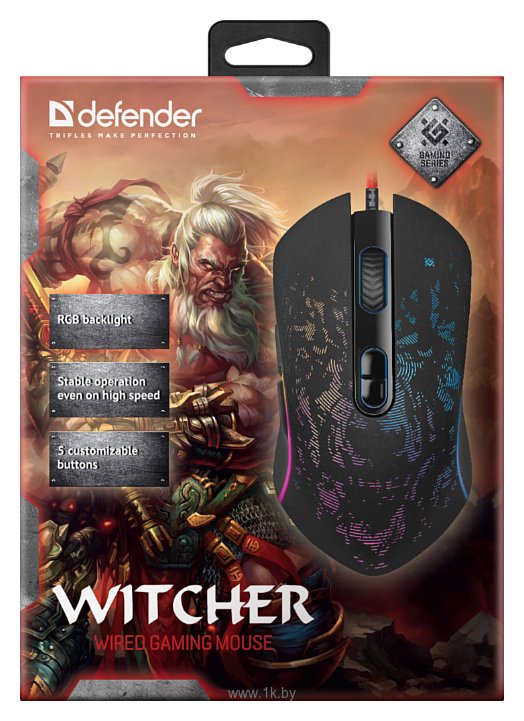 Фотографии Defender Witcher GM-990 RGB black USB