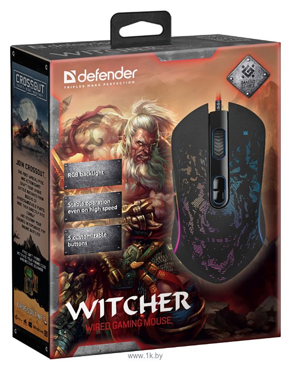Фотографии Defender Witcher GM-990 RGB black USB