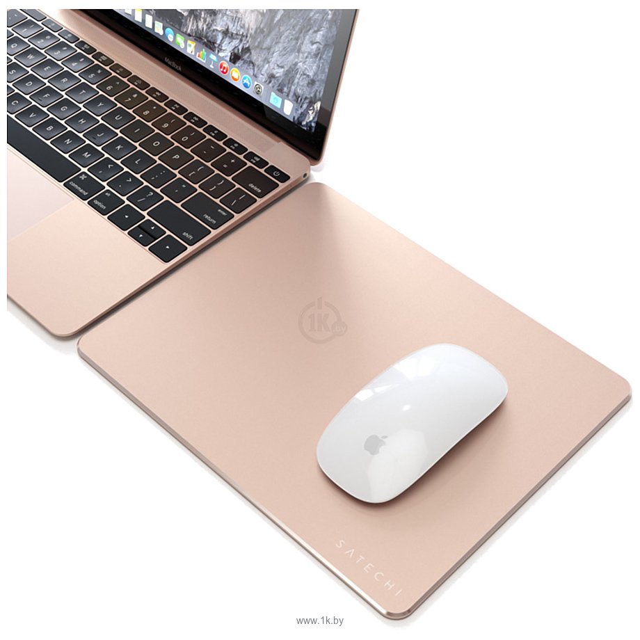 Фотографии Satechi Aluminum Mouse Pad (розовое золото)