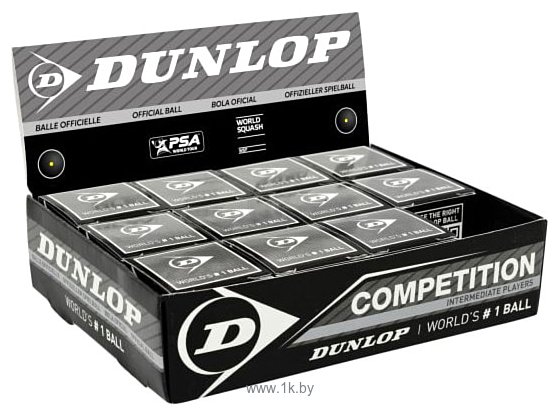 Фотографии Dunlop Competition (1 желтая точка, 12 шт)