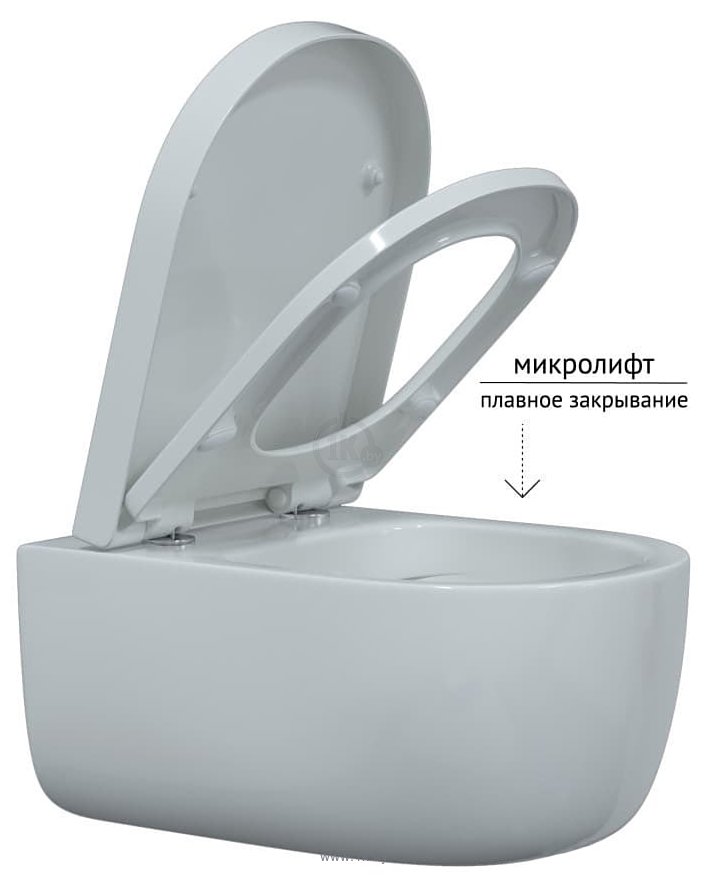 Фотографии Bocchi V-Tondo Rimless 1416-001-0129+A0301-001 (белый)