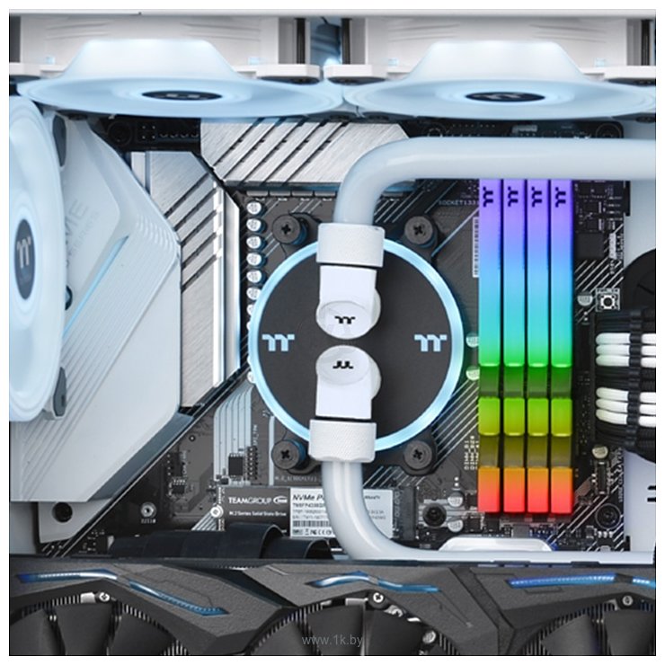 Фотографии Thermaltake Pacific G1/4 90 Degree Adapter White CL-W052-CU00WT-A