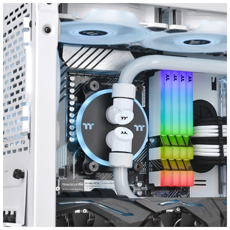 Фотографии Thermaltake Pacific G1/4 90 Degree Adapter White CL-W052-CU00WT-A