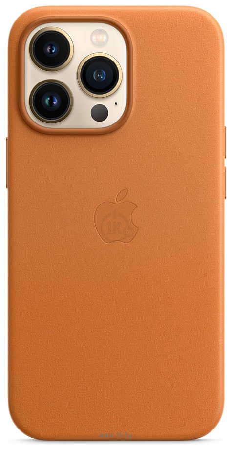 Фотографии Apple MagSafe Leather Case для iPhone 13 Pro (золотистая охра)