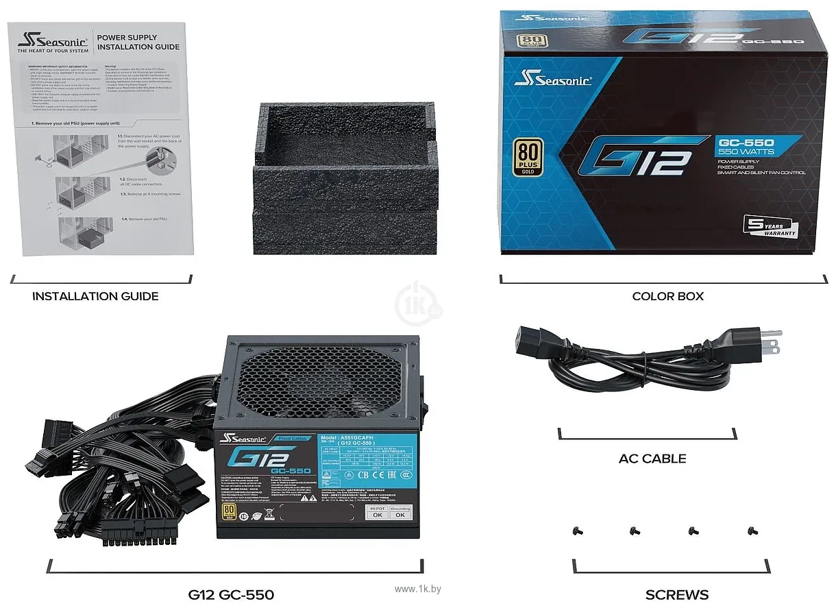 Фотографии Seasonic G12 GC-850 Фотографии Seasonic G12 GC-850