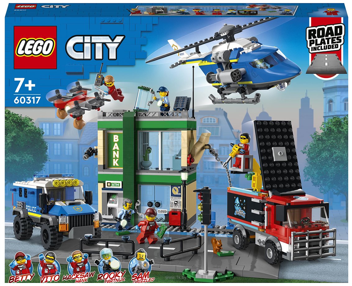 Фотографии LEGO City 60317 Полицейская погоня в банке