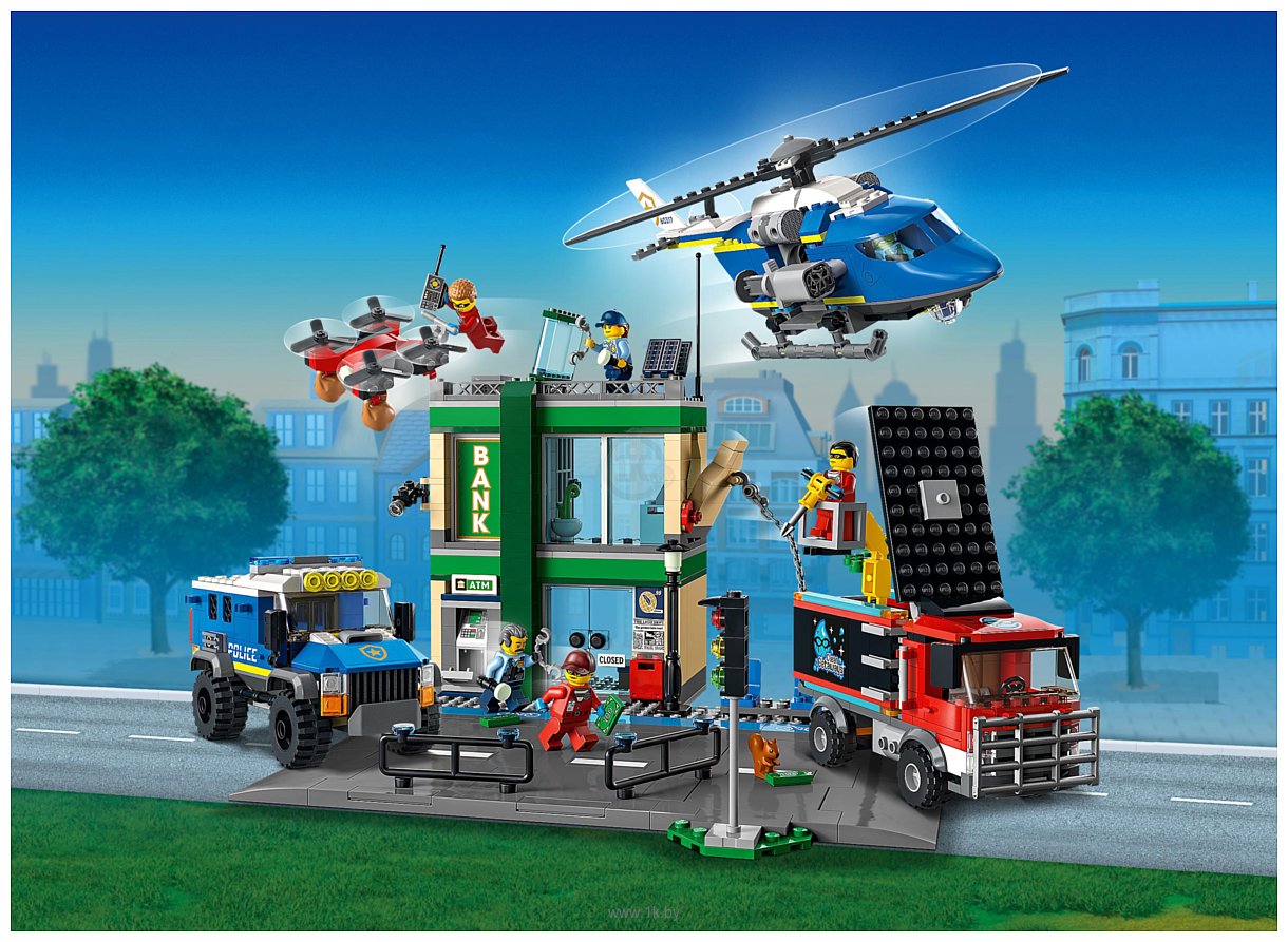 Фотографии LEGO City 60317 Полицейская погоня в банке