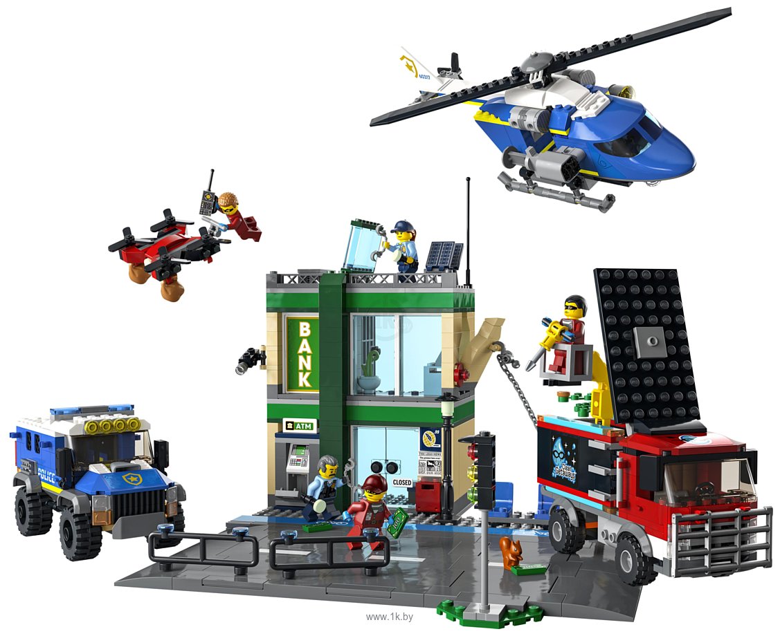 Фотографии LEGO City 60317 Полицейская погоня в банке