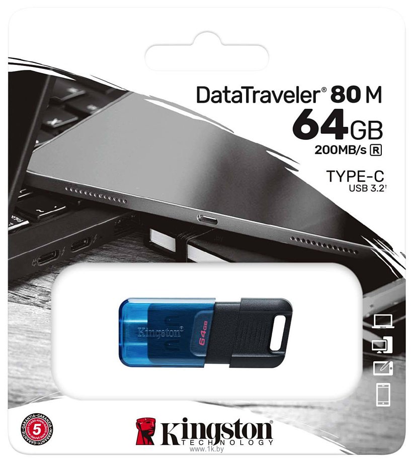 Фотографии Kingston DataTraveler 80 M 64GB