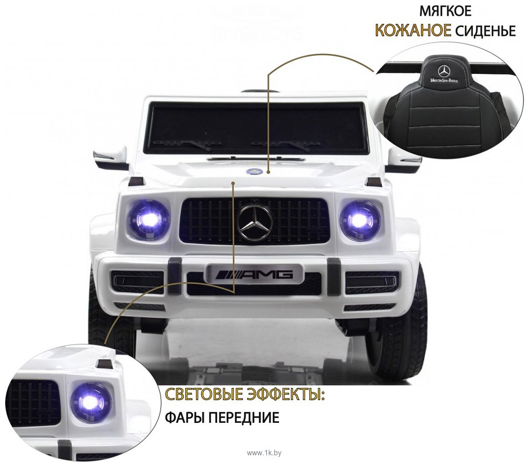 Фотографии RiverToys Mercedes-AMG G63 4WD G333GG (белый)