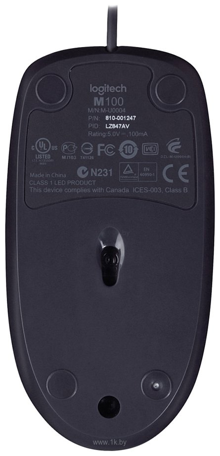 Фотографии Logitech B100 graphite