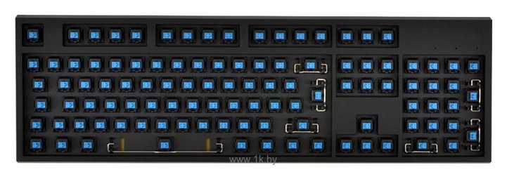 Фотографии WASD Keyboards V2 105-Key ISO Barebones Mechanical Keyboard Cherry MX Green black USB