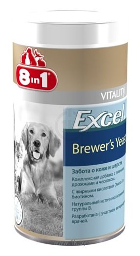 Фотографии 8 In 1 Excel Brewer’s Yeast для кошек и собак