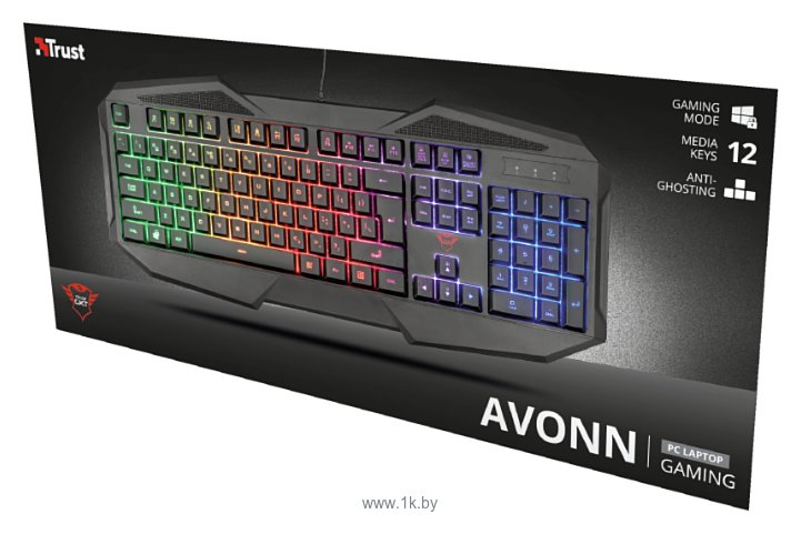 Фотографии Trust GXT 830-RW Avonn Gaming Keyboard black USB
