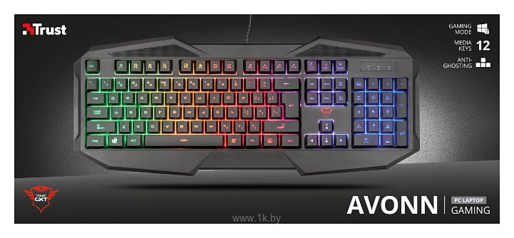 Фотографии Trust GXT 830-RW Avonn Gaming Keyboard black USB