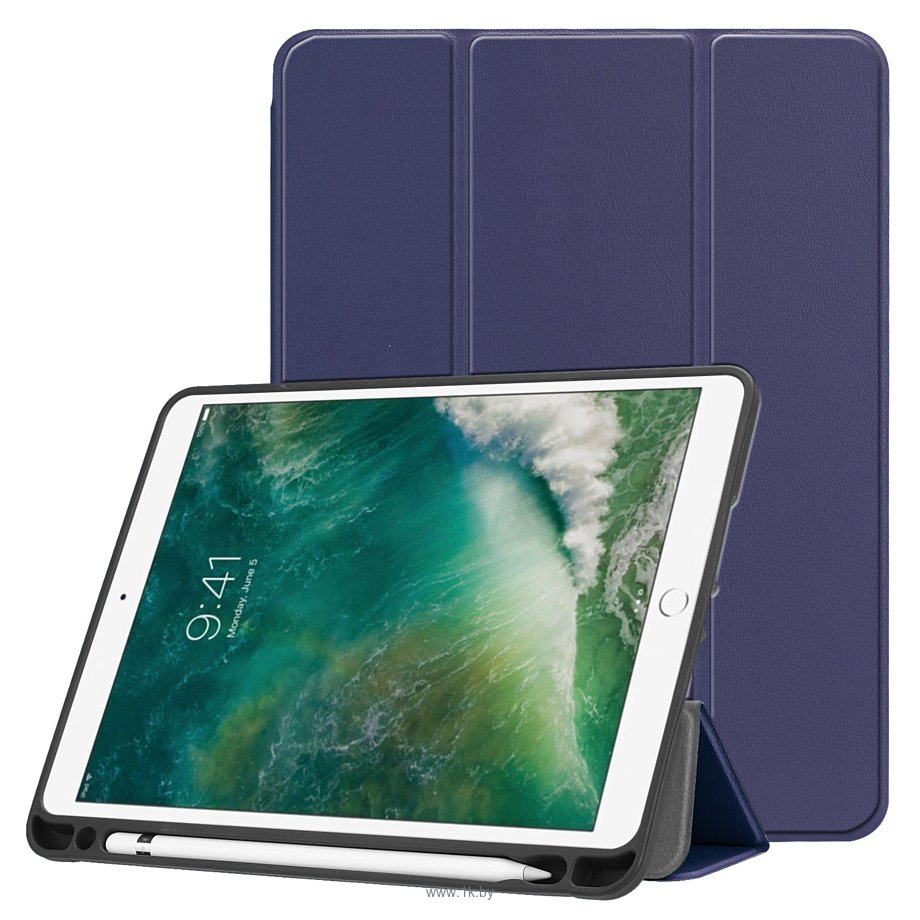 Фотографии LSS Silicon Case для Apple iPad 2018 (темно-синий)