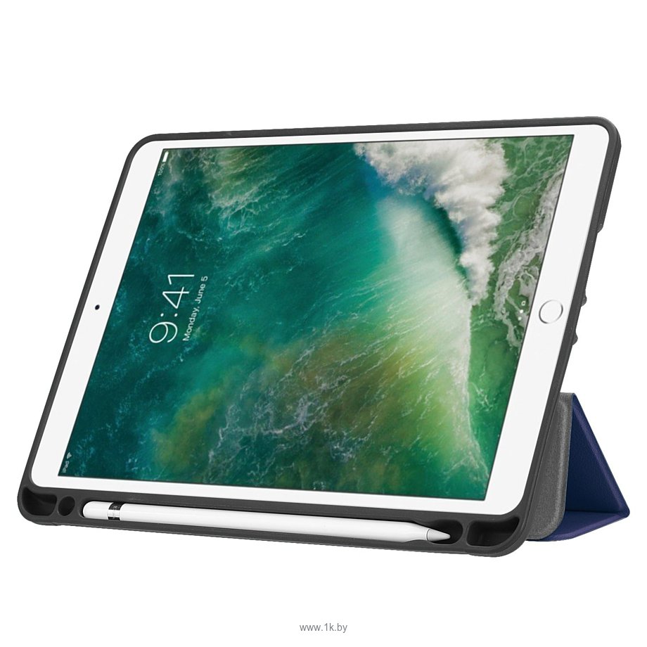 Фотографии LSS Silicon Case для Apple iPad 2018 (темно-синий)