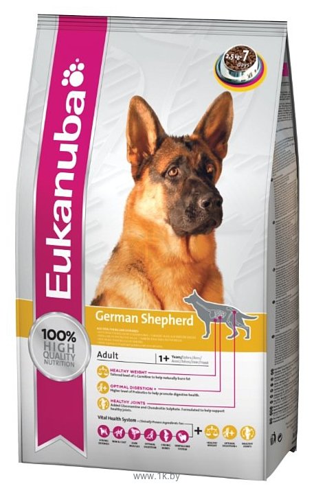Фотографии Eukanuba Breed Specific Dry Dog Food For German Shepherd Chicken (2.5 кг)