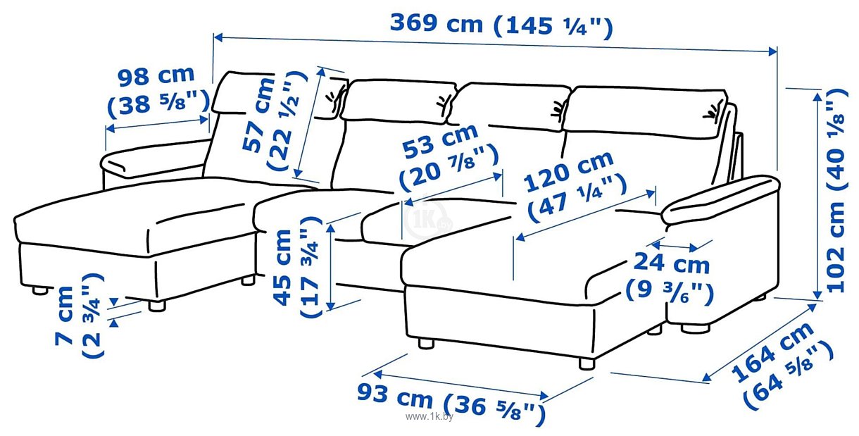 Фотографии Ikea Лидгульт 692.573.52 (гранн/бумстад темно-коричневый)