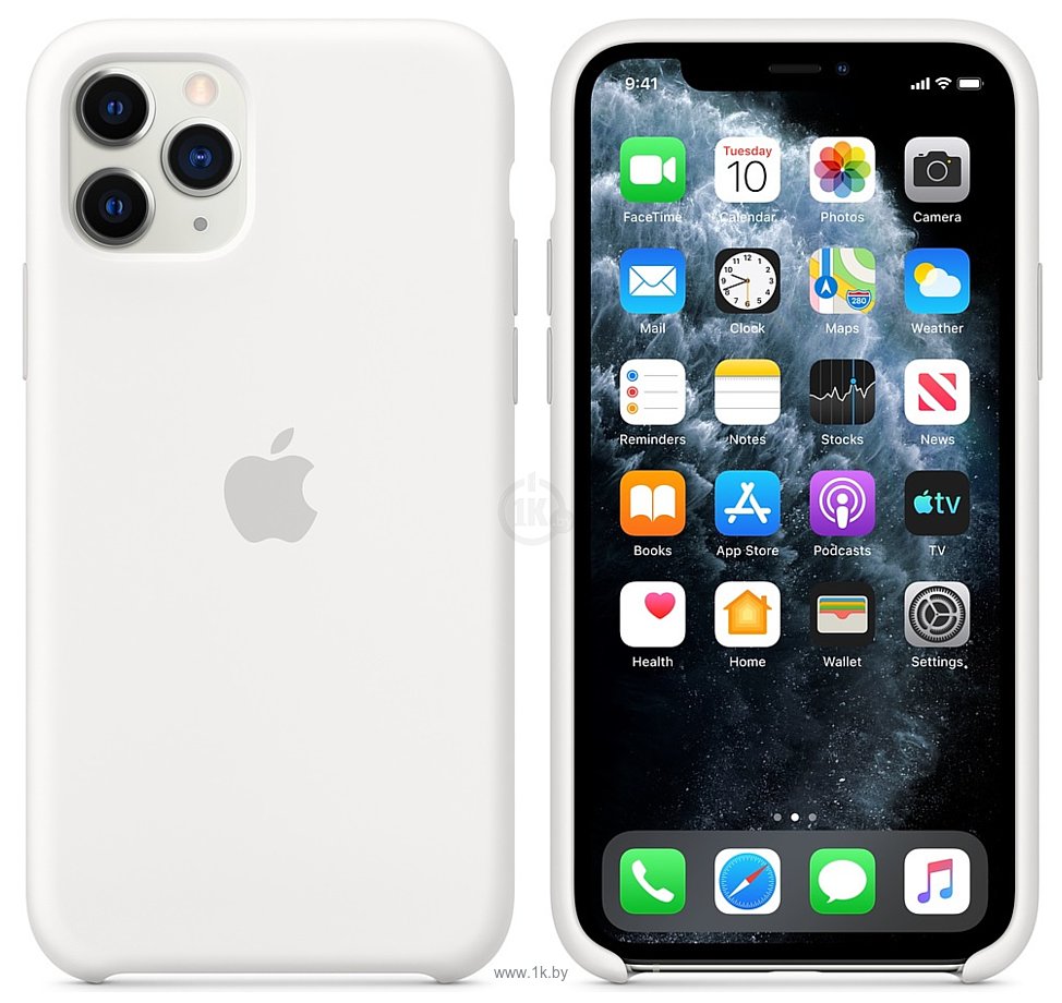Фотографии Apple Silicone Case для iPhone 11 Pro Max (белый)