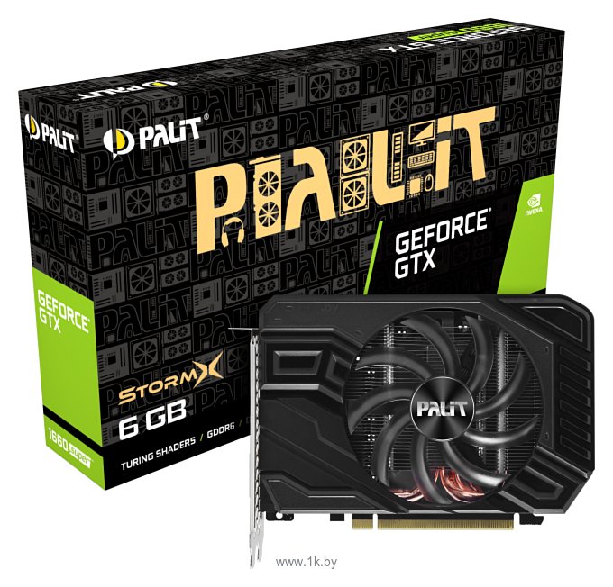 Фотографии Palit GeForce GTX 1660 SUPER STORMX (NE6166S018J9-161F)