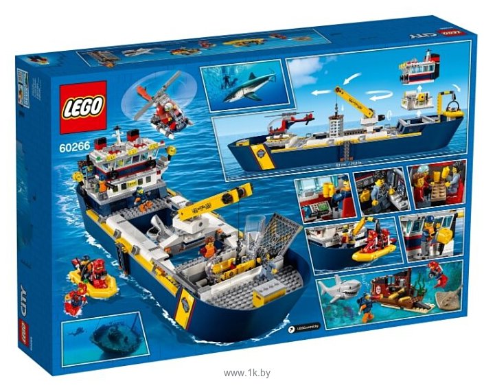 Фотографии LEGO City 60266 Океан: исследовательское судно