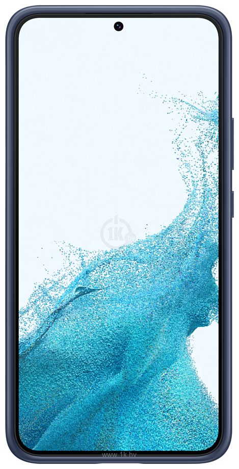 Фотографии Samsung Frame Cover для S22+ (прозрачный с темно-синей рамкой)