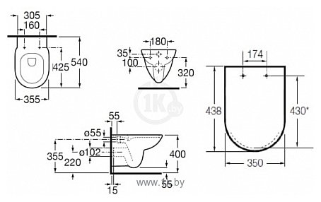 Фотографии Roca Debba Round Pack 893104980