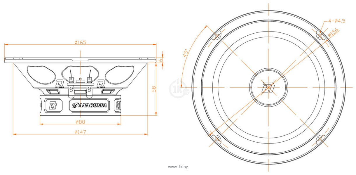 Фотографии DL Audio Anaconda 165 Coax