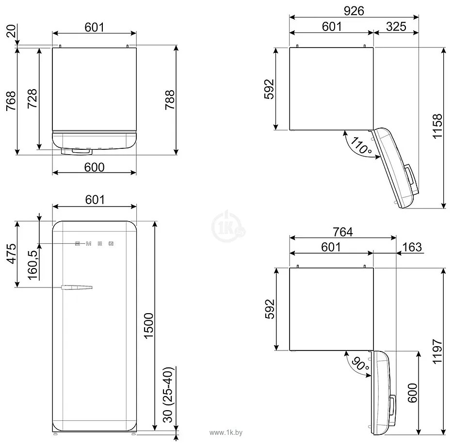 Фотографии Smeg FAB28ROR6