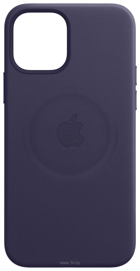 Фотографии Apple MagSafe Leather для iPhone 12 Pro Max (темно-фиолетовый)
