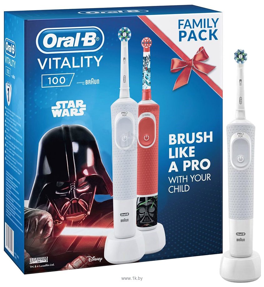 Фотографии Oral-B Vitality 100 Black Edition + Kids 3+ Star Wars