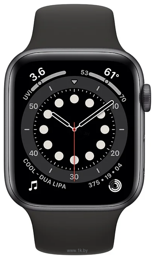 Фотографии Apple Watch Series 6 LTE 44 мм (корпус из нержавеющей, ремешок из эластомера)