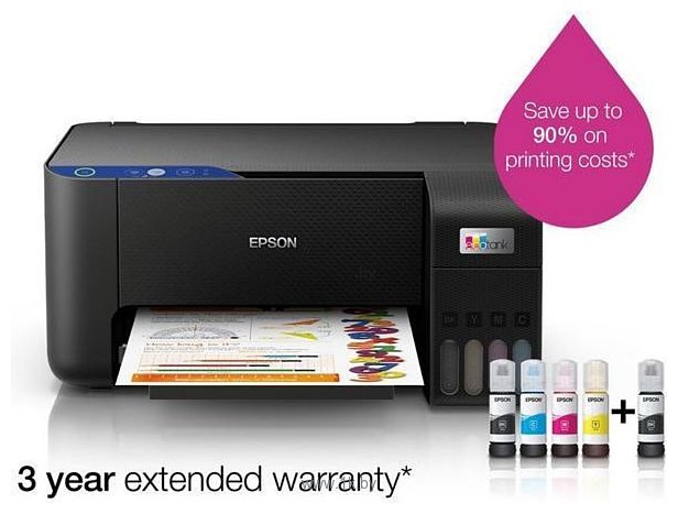 Фотографии Epson EcoTank L3211 (ресурс стартовых контейнеров 6500/8100, контейнер 003)