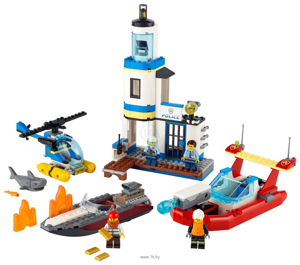 Фотографии LEGO City 60308 Операция береговой полиции и пожарных