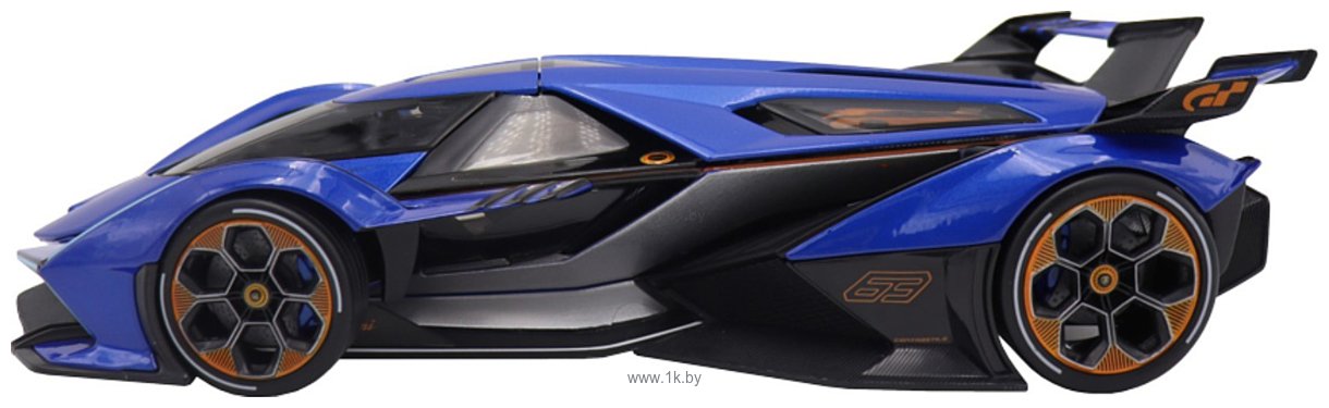 Фотографии Maisto Lamborghini V12 Vision Gran Turismo 36454BU (синий)