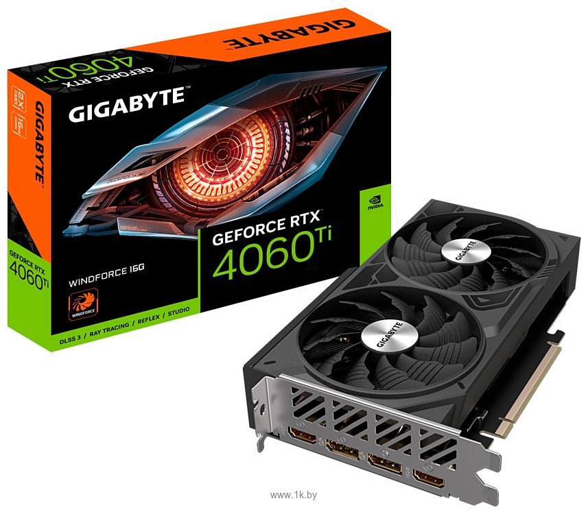 Фотографии Gigabyte GeForce RTX 4060 Ti Windforce 16G (GV-N406TWF2-16GD)