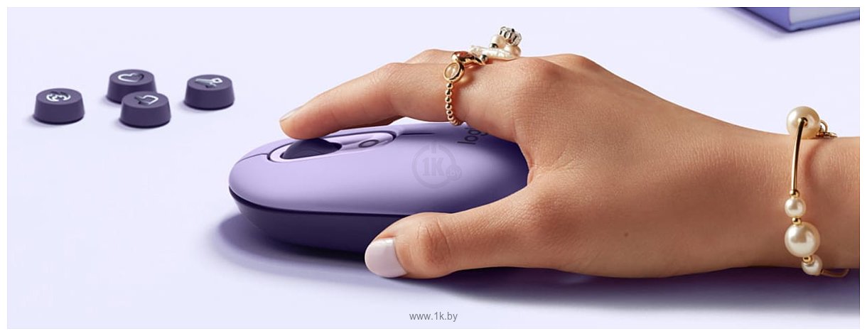 Фотографии Logitech Pop Mouse lilac