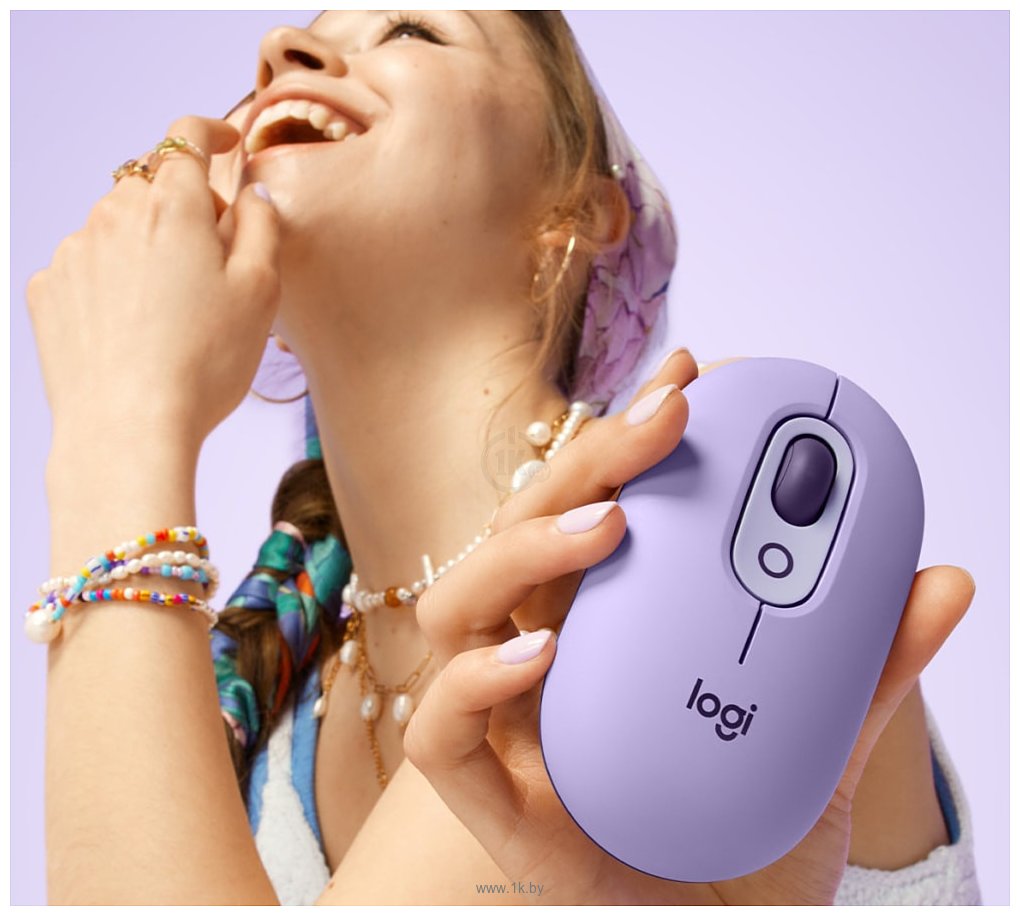 Фотографии Logitech Pop Mouse lilac