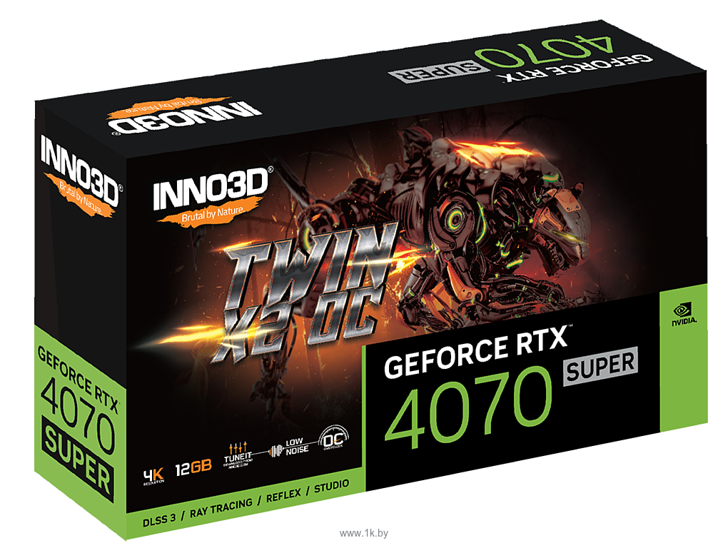 Фотографии Inno3D GeForce RTX 4070 Super Twin X2 OC (N407S2-126XX-186162N)