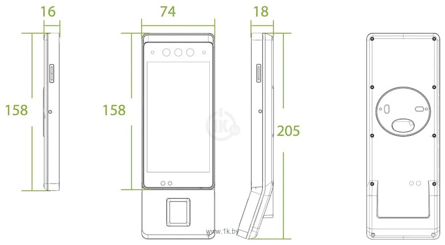 Фотографии ZKTeco Horus E1-RFID (EM)