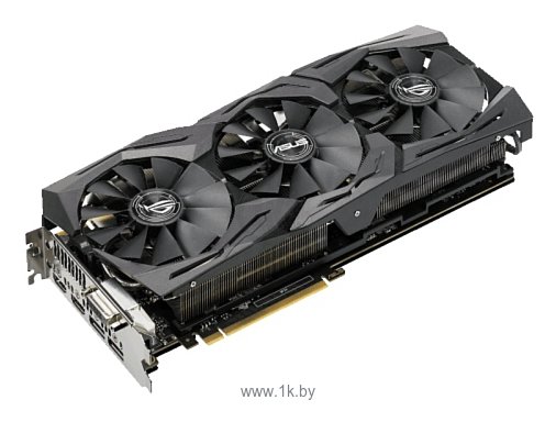 Фотографии ASUS GeForce GTX 1080 Ti 1569Mhz PCI-E 3.0 11264Mb 11010Mhz 352 bit DVI 2xHDMI HDCP Strix OC Gaming