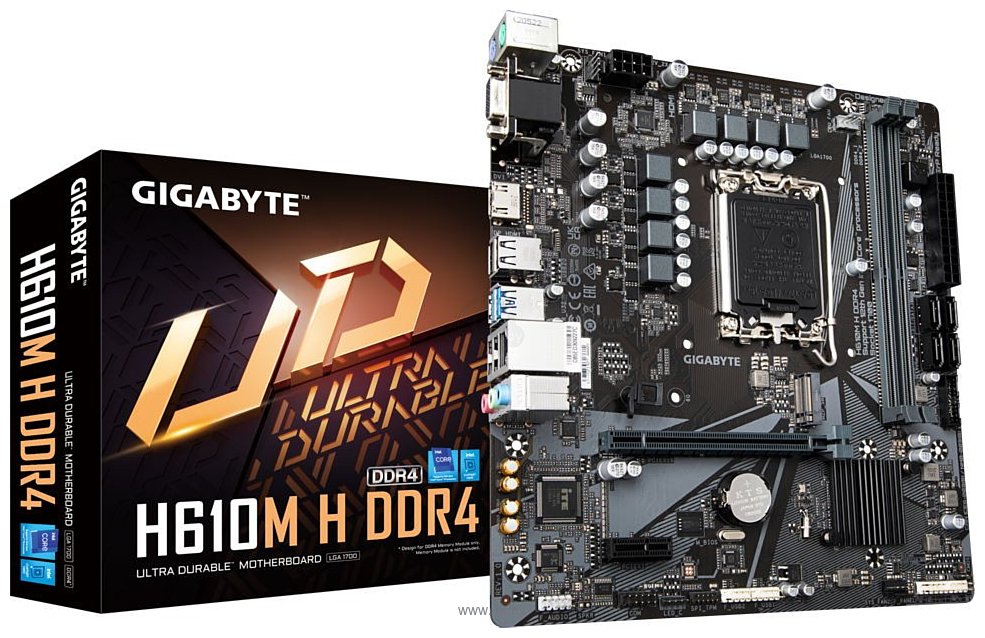 Фотографии Gigabyte H610M H DDR4 (rev. 1.0)