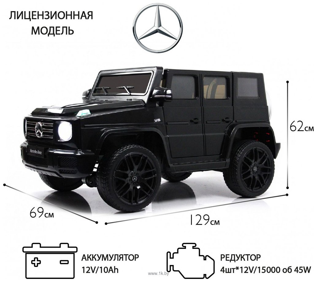 Фотографии RiverToys Mercedes-Benz G500 E333EE (черный)