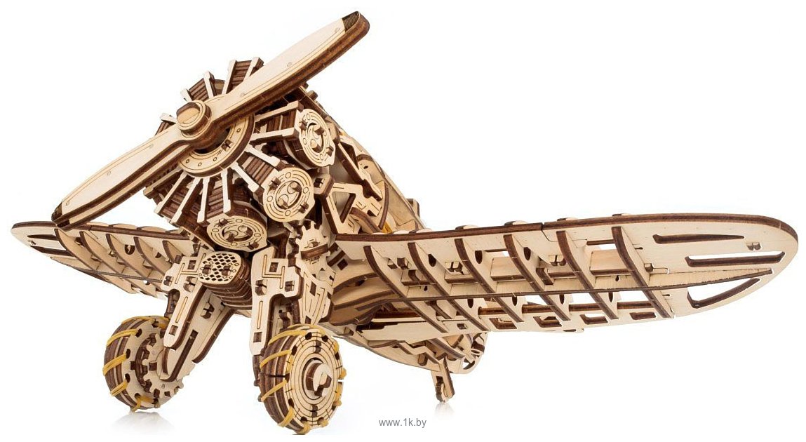 Фотографии Eco-Wood-Art 3D Самолет с мотором Eplane